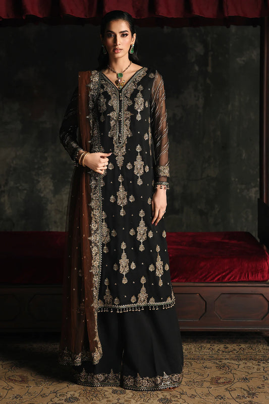 3PC EMBROIDERED DYED CHIFFON CA26-01