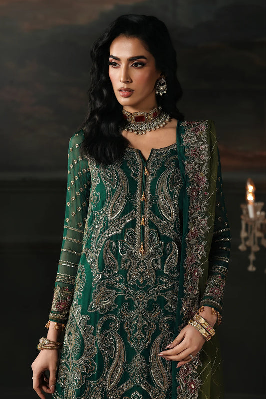 3PC EMBROIDERED DYED CHIFFON CA26-04