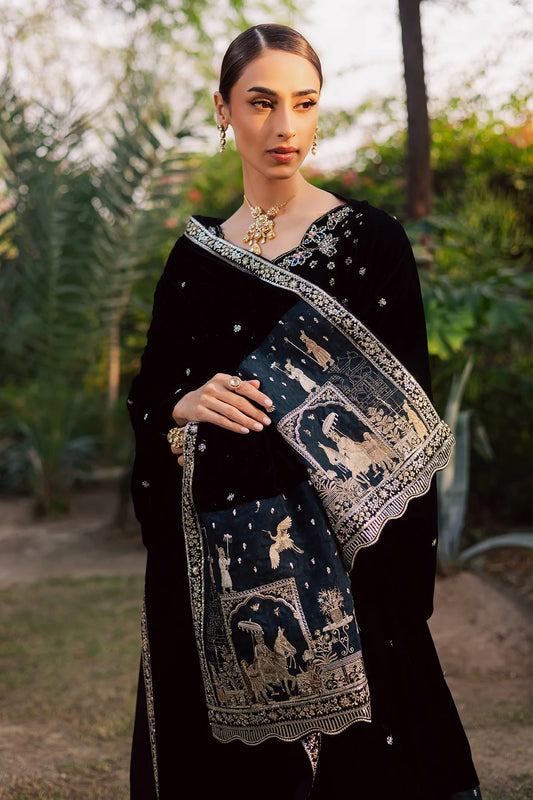 MAYA BY NUREH | 3PC VELVET UNSTICHED NW-118